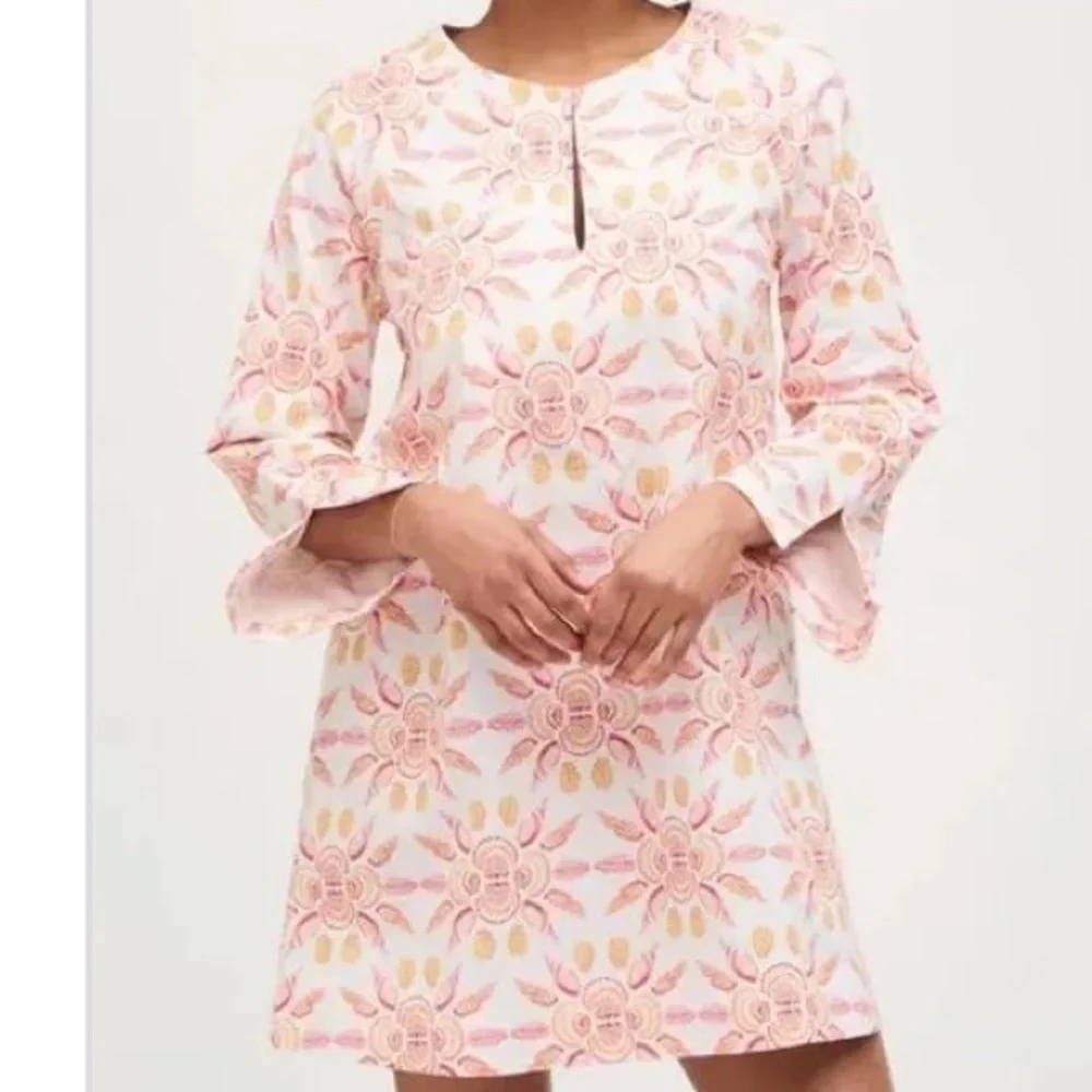 NWT Hill House Cotton Artemis Dress in  Shell Mosaic - Picture 2 of 13